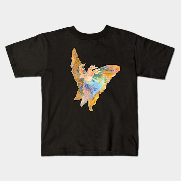 Watercolor Fantasy Creature Kids T-Shirt by Urban_Vintage